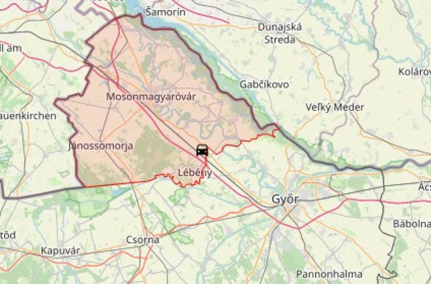 Négyes karambol Lébénynél